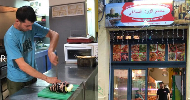 Πρόσφυγας από την Συρία αγάπησε την Θεσσαλονίκη και άνοιξε εστιατόριο στο κέντρο