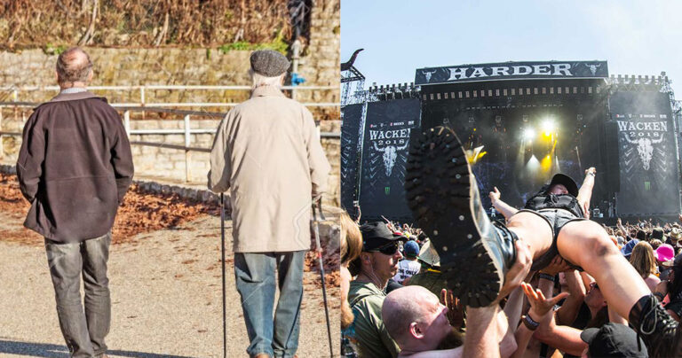 Ηλικιωμένοι το έσκασαν από ΚΑΠΗ για να πάνε σε heavy metal φεστιβάλ