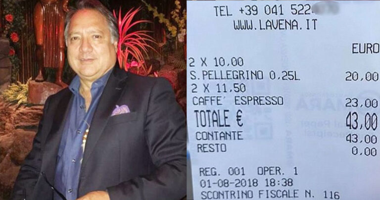 Tουρίστας πλήρωσε στη Βενετιά 43 ευρώ για δύο καφέδες και δύο μπουκάλια νερό