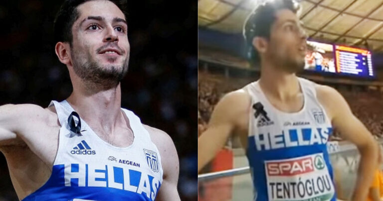 Με μαύρη κορδέλα για τα θύματα στο Μάτι o 20χρονος Έλληνας πρωταθλητής, Μίλτος Τεντόγλου