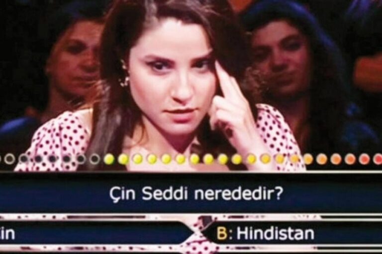 Ποιος θέλει να γίνει εκατομμυριούχος: Τουρκάλα ζήτησε τη βοήθεια του κοινού για το πού είναι το κινεζικό Τείχος