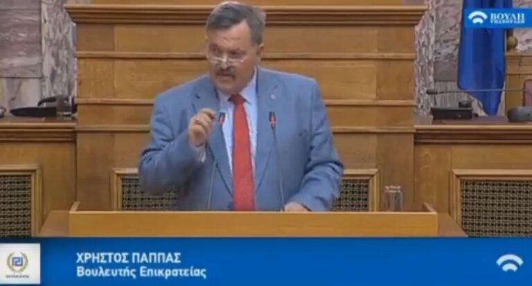 Χρήστος Παππάς (X.A.): «Κάτω τα χέρια από την Μακρόνησο, θα χρειαστεί»