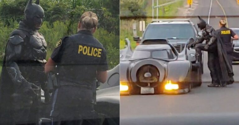 H αστυνομία σταμάτησε τον «Μπάτμαν» στον Καναδά