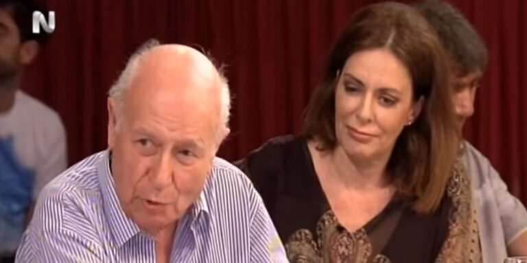 Ο μπαμπάς Γιάννης Διακογιάννης και η κόρη Ρίκα Βαγιάνη στην τελευταία κοινή τηλεοπτική τους εμφάνιση