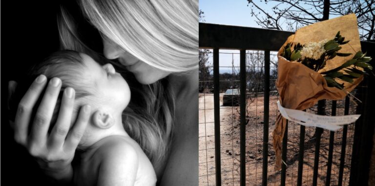 Πέθανε η μητέρα του μωρού 6 μηνών που έχασε τη ζωή του στη Φωτιά στο Μάτι