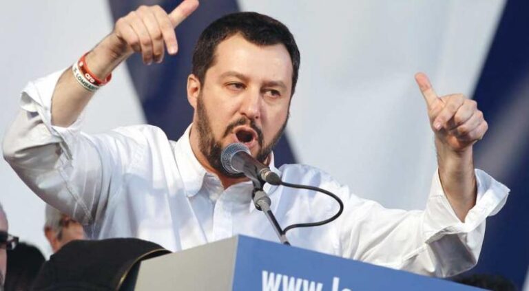 Σαλβίνι: «Μπορούν να συλλάβουν εμένα αλλά δεν θα σταματήσουν την αλλαγή που θέλουν 60 εκατ. Ιταλοί»