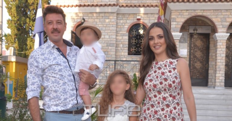 Αγγελική Δαλιάνη – Μάνος Παπαγιάννης: Βάφτισαν τον γιο τους