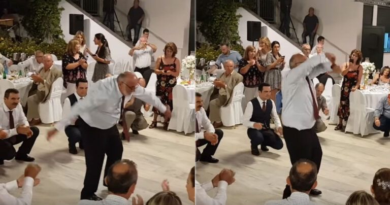 Το ζεϊμπέκικο του Παναγιώτη Κουρουμπλή σε γάμο στην Πρέβεζα