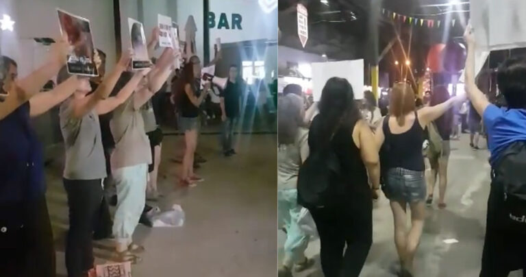 Χορτοφάγοι μπούκαραν και διαδήλωσαν στο φεστιβάλ μπέργκερ της Αθήνας