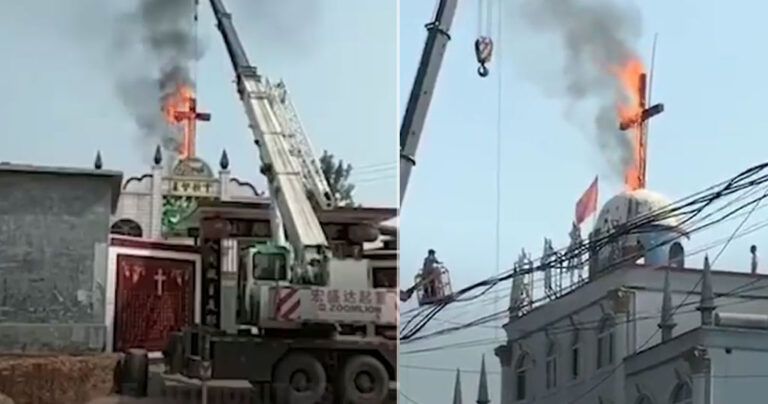 Στην Κίνα καίνε σταυρούς και χριστιανικές εκκλησίες  προκαλώντας οργή