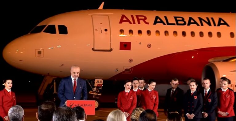 Η Air Albania πραγματοποίησε χτες την πρώτη της πτήση της