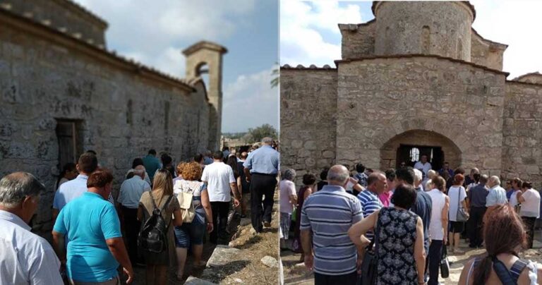 Κύπρος: Έγινε η πρώτη λειτουργία μετά από 42 χρόνια στην Παναγία Κανακαριά στα κατεχόμενα