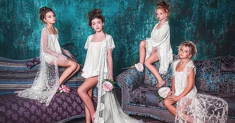 Σάλος στην Ουκρανία: Χρησιμοποίησαν 8χρονα κορίτσια για διαφήμιση εσωρούχων