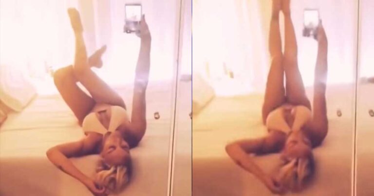 Η Νατάσα Καλογρίδη δημοσίευσε βίντεο με τα εσώρουχα της στο κρεβάτι