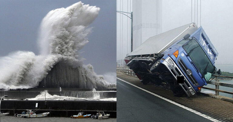 Ένα εκατομμύριο άνθρωποι εγκατέλειψαν τα σπίτια τους στην Ιαπωνία εξαιτίας του τυφώνα Jebi
