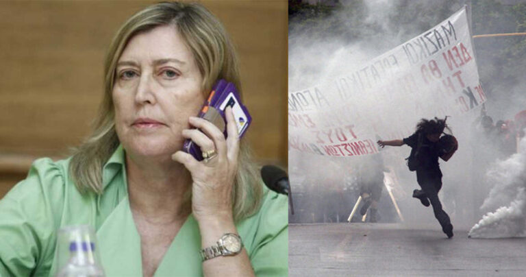 Καρακώστα: «Έπεσαν δακρυγόνα γιατί δεν ελέγχουμε την αστυνομία»