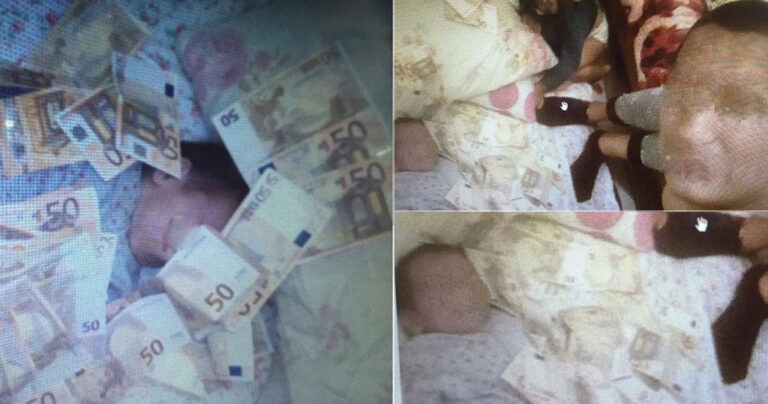 Κρήτη: Ρομά επιδείκνυε τα χρήματα από τις κλοπές του σκεπάζοντας το μωρό του με 50ευρα