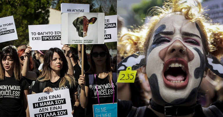 Πραγματοποιήθηκε σήμερα πορεία για τα δικαιώματα των ζωών στο κέντρο της Αθήνας