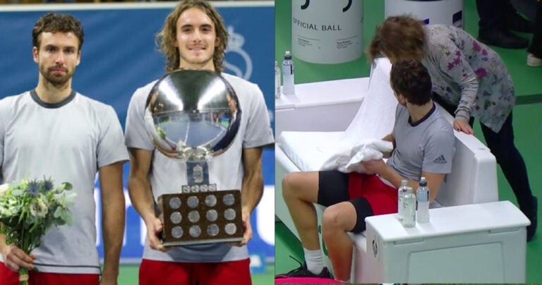 H μητέρα του Τσιτσιπά παρηγόρησε τον αντίπαλο του γιου της μετά το τέλος του αγώνα