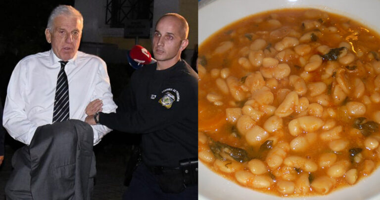 Φασολάδα το πρώτο γεύμα του Γιάννου Παπαντωνίου στη φυλακή