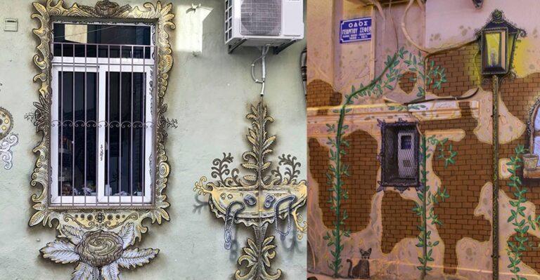 Κομοτηνή: Kαλλιτέχνης μεταμορφώνει τους τοίχους της πόλης με μοναδικά γκράφιτι