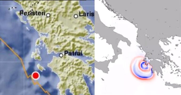 Το τσουνάμι μετά τον μεγάλο σεισμό στη Ζάκυνθο και η πορεία του προς την Ιταλία