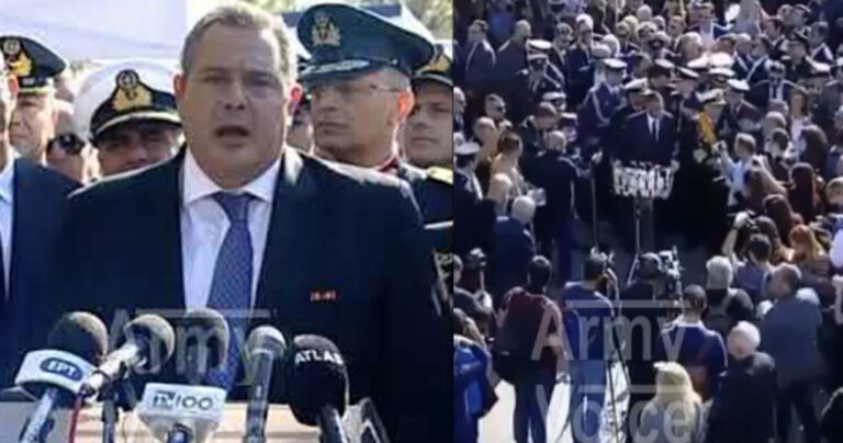 Γιούχαραν τον Καμμένo στην Θεσσαλονίκη: «Καμμένε παραιτήσου»