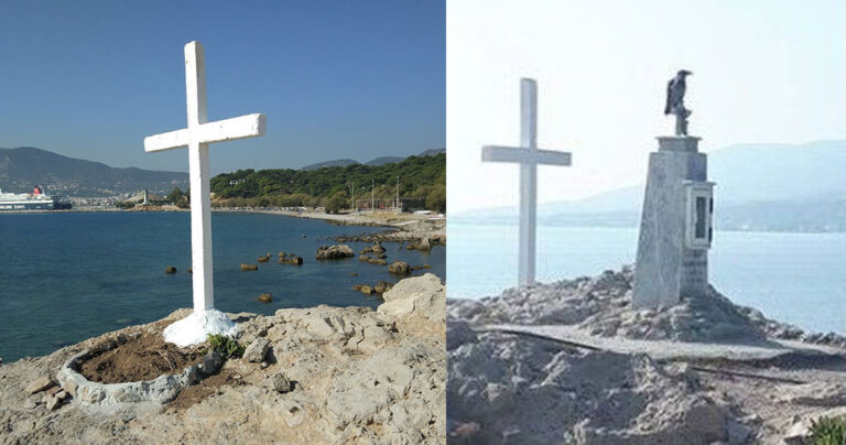 Λέσβος: Πολίτες ζητούν να μπει νέος μεγαλύτερος Σταυρός εκεί που γκρέμισαν τον προηγούμενο