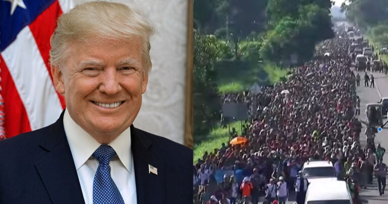 O Τραμπ κατεβάζει στρατό για να εμποδίσει το καραβάνι μεταναστών που κινείται προς τις ΗΠΑ