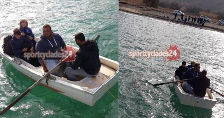 Κυκλάδες: Ποδοσφαιριστές πήγαν στον αγώνα με καΐκι γιατί δεν βόλευε το δρομολόγιο πλοίου