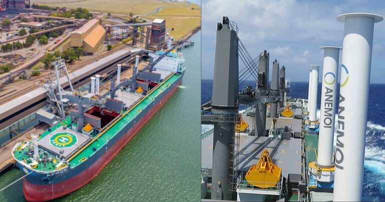 Ελληνική εταιρία κατασκεύασε το πρώτο φορτηγό πλοίο στον κόσμο που κινείται με αιολική ενέργεια