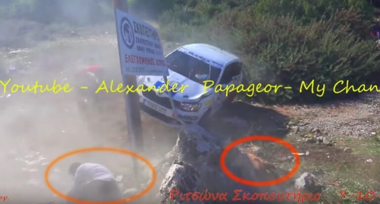 Εύβοια: Αγωνιστικό αυτοκίνητο σκότωσε σκύλο και παραλίγο ανθρώπους όταν βγήκε από τον δρόμο