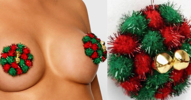 Χριστουγεννιάτικα στεφάνια για το στήθος είναι το νέο απόλυτο δώρο που κάνει θραύση στο εξωτερικό