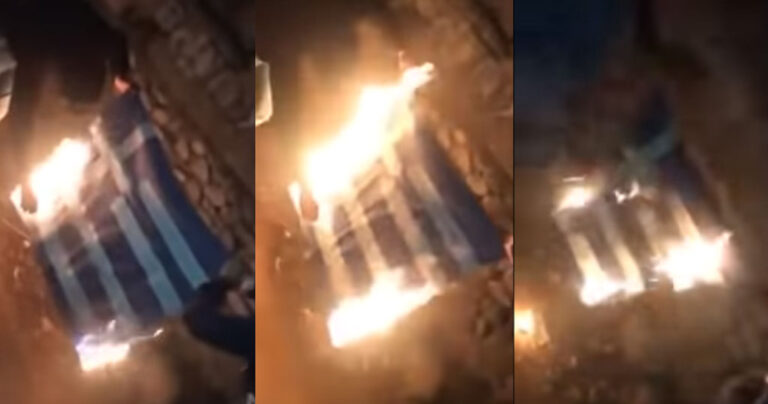H Αλβανία προκαλεί: Τσάμηδες έκαψαν χτες την ελληνική σημαία