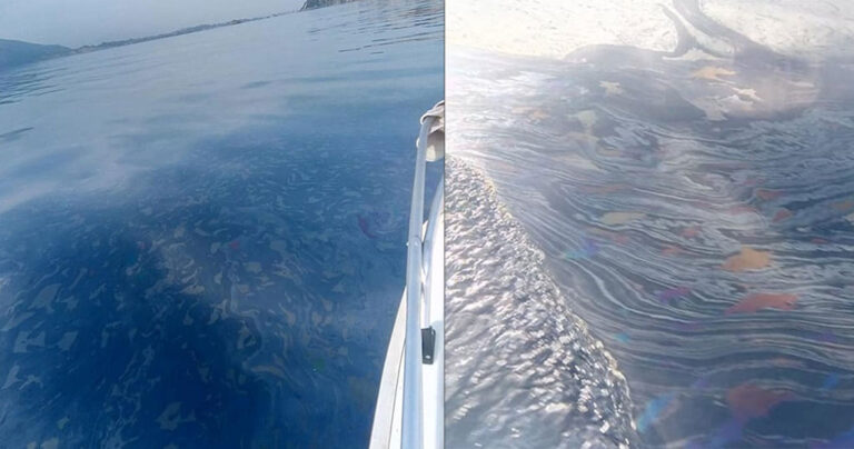 Ζάκυνθος: Γέμισε πετρέλαιο η θάλασσα μετά τον μεγάλο σεισμό των 6,8 Ρίχτερ