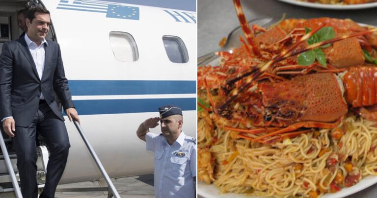 Το νέο μενού του κυβερνητικού αεροσκάφους για όλα τα γούστα