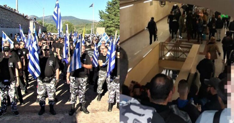 Μέλη της Χρυσής Αυγής έκαναν «ντου» στο Μετρό και φώναξαν συνθήματα για τον Κατσίφα