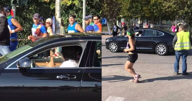 O Ψινάκης απαίτησε να σταματήσει ο αγώνας για να περάσει με τη λιμουζίνα του και το κατάφερε