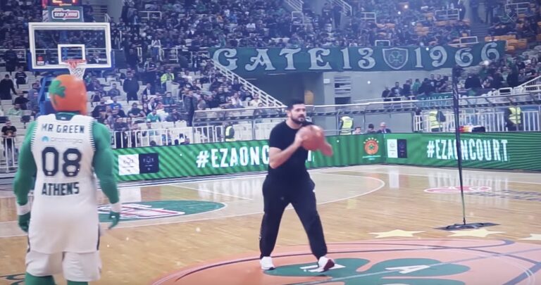 Οπαδός του Παναθηναϊκού έριξε σουτ στο ημίχρονο αγώνα και κέρδισε 10.000 ευρώ