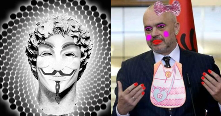 Οι Anonymous Greece «ρίχνουν» σελίδες των Αλβανών και κοροϊδεύουν τον Έντι Ράμα