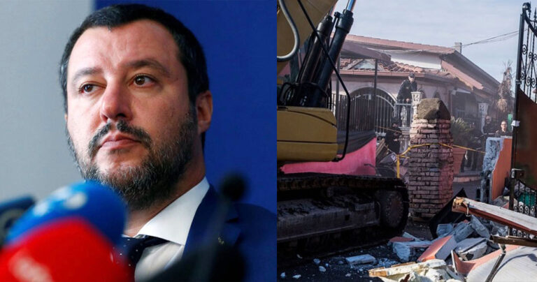 Σαλβίνι: «Γκρεμίζω τις αυθαίρετες βίλες και επιστρέφω τη γη στους πολίτες»