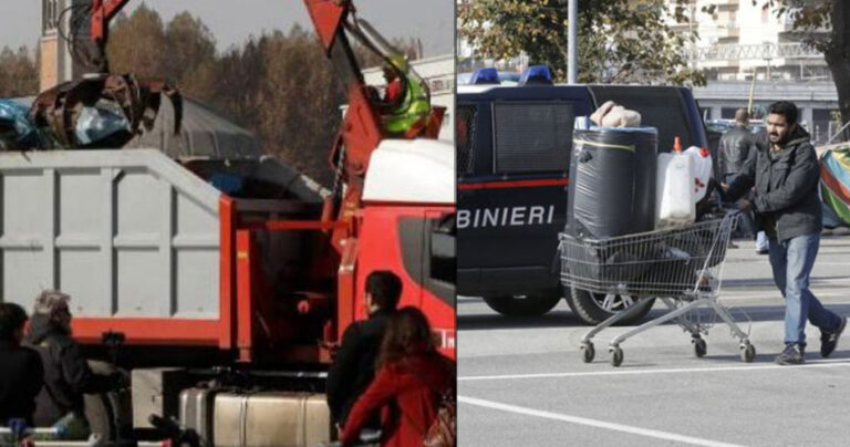 Ιταλία: Διέλυσαν καταυλισμό προσφύγων στη Ρώμη με εντολή Σαλβίνι