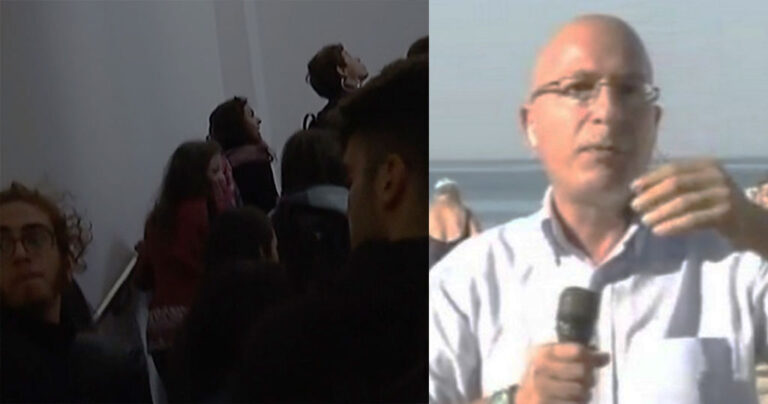 Μαθητές σε ρεπόρτερ του ΣΚΑΪ: «Πρόσεχε τι λες με το κ#λοκάν@λό σου»