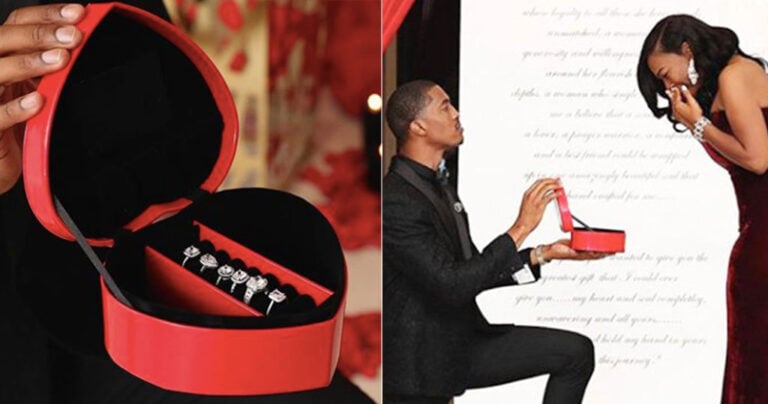 Έκανε πρόταση γάμου με 6 δαχτυλίδια στην κοπέλα του για να διαλέξει εκείνη οποίο θέλει