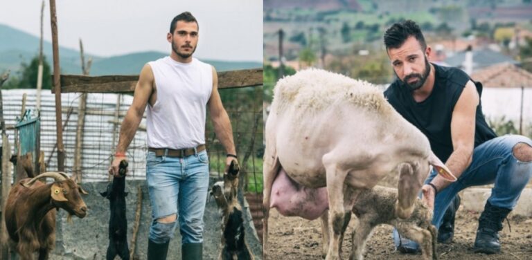 Σeξι αγρότες από τη Λάρισα έβγαλαν το δικό τους ημερολόγιο – Ημίγuμvοι, στους αγρούς, με τα ζώα τους