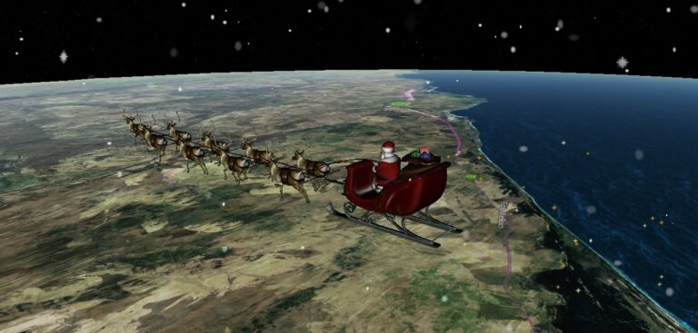 Ξεκίνησε και φέτος το ταξίδι του Άγιου Βασίλη από την Λαπωνία – Δείτε το ζωντανά