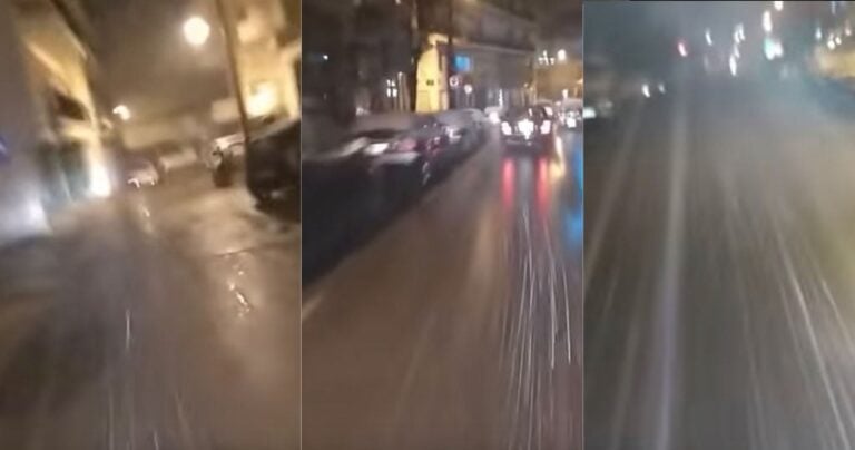 Κοζάνη: Ντελιβεράς πηγαίνει παραγγελία μέσα στα χιόνια και καταγράφει την διαδρομή