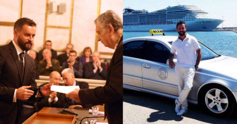 Η Ακαδημία Αθηνών βράβευσε τον ήρωα οδηγό ταξί που έσωσε ανάπηρη τουρίστρια