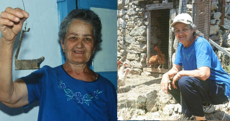 Η κυρά Ρηνιώ φυλάει μόνη της «Θερμοπύλες» στην Κίναρο