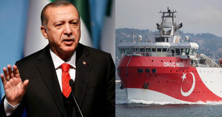 Ερντογάν: «Δεν θα επιτρέψουμε να μας εγκλωβίσουν στις ακτές μας»